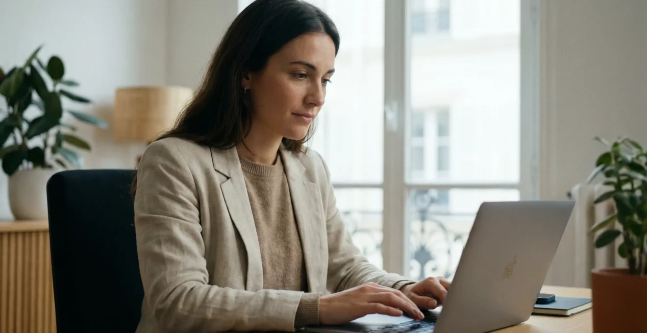 Responsable marketing consultant tableau de bord Google Ads sur ordinateur